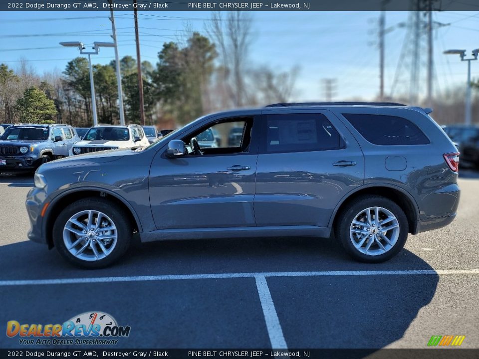 2022 Dodge Durango GT AWD Destroyer Gray / Black Photo #3