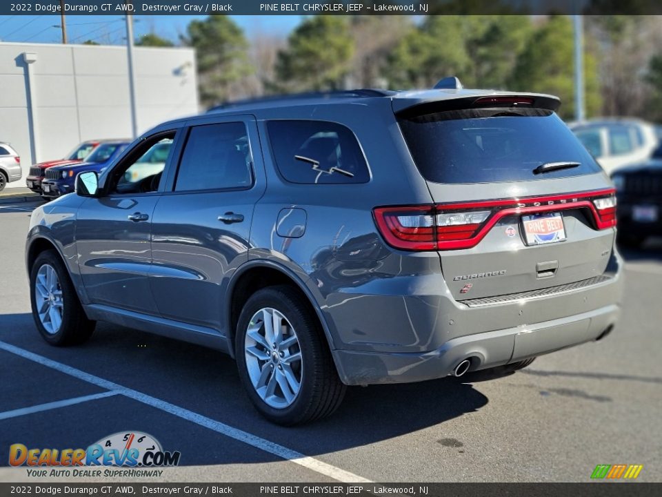 2022 Dodge Durango GT AWD Destroyer Gray / Black Photo #4