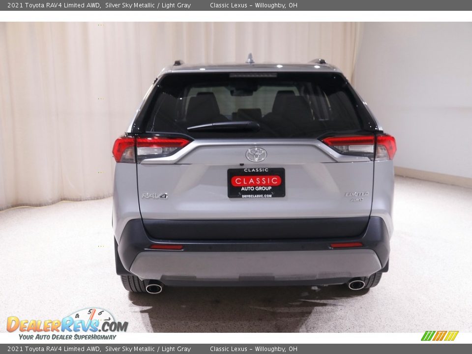 2021 Toyota RAV4 Limited AWD Silver Sky Metallic / Light Gray Photo #18