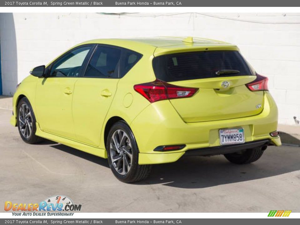 2017 Toyota Corolla iM Spring Green Metallic / Black Photo #2