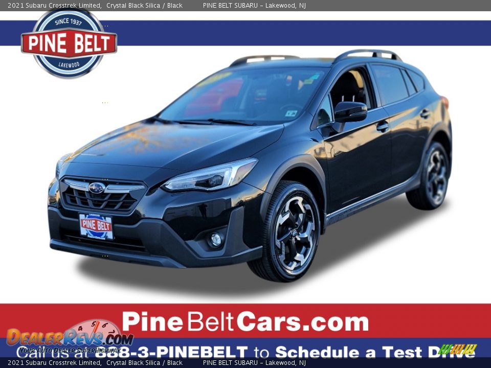 2021 Subaru Crosstrek Limited Crystal Black Silica / Black Photo #1