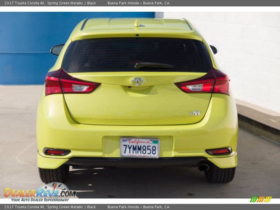 2017 Toyota Corolla iM Spring Green Metallic / Black Photo #11