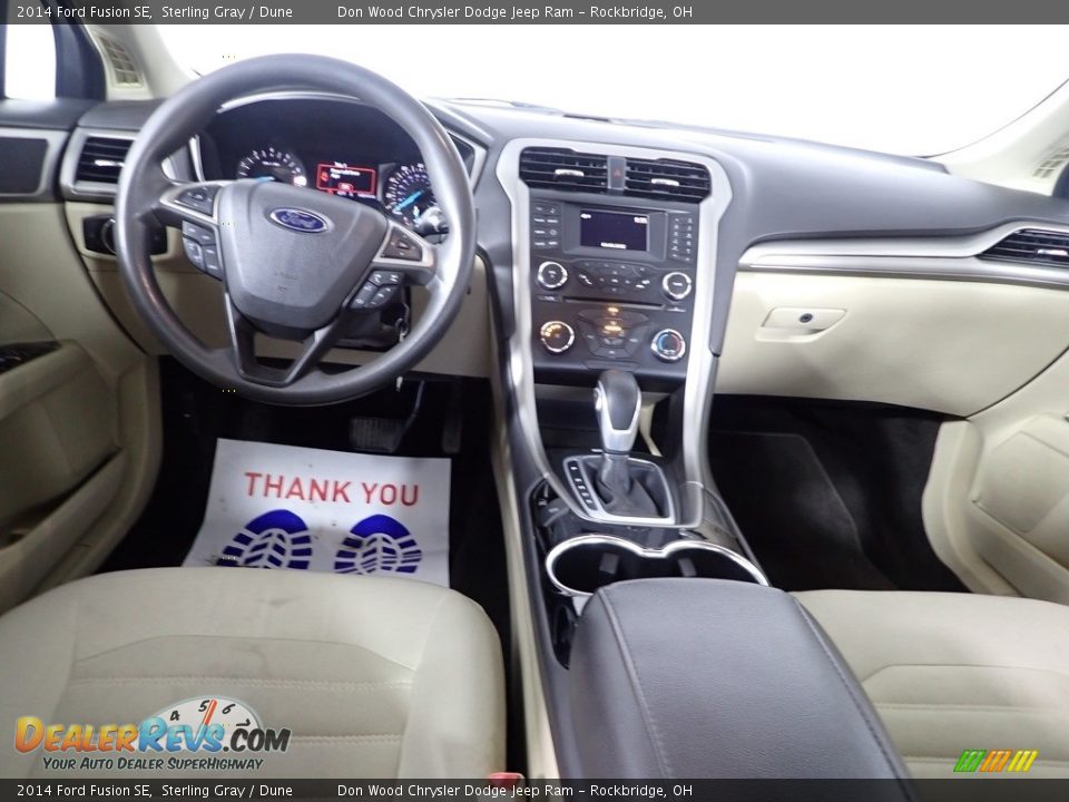 2014 Ford Fusion SE Sterling Gray / Dune Photo #21