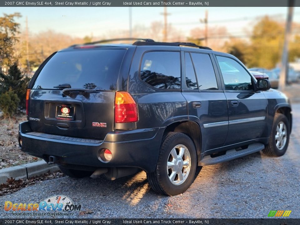 2007 GMC Envoy SLE 4x4 Steel Gray Metallic / Light Gray Photo #5