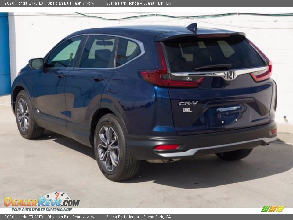 2020 Honda CR-V EX Obsidian Blue Pearl / Ivory Photo #2