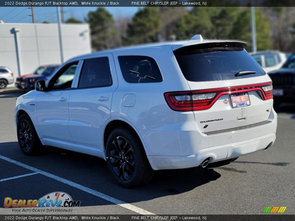2022 Dodge Durango R/T Blacktop AWD White Knuckle / Black Photo #6