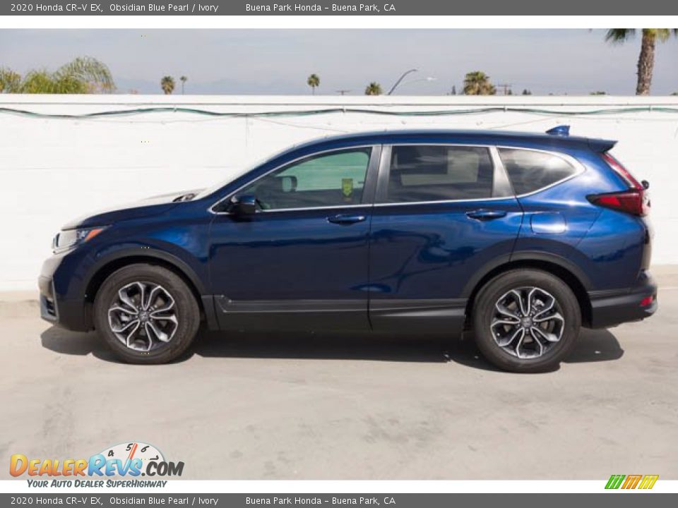 Obsidian Blue Pearl 2020 Honda CR-V EX Photo #8