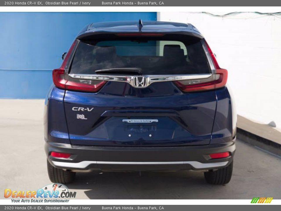 2020 Honda CR-V EX Obsidian Blue Pearl / Ivory Photo #9