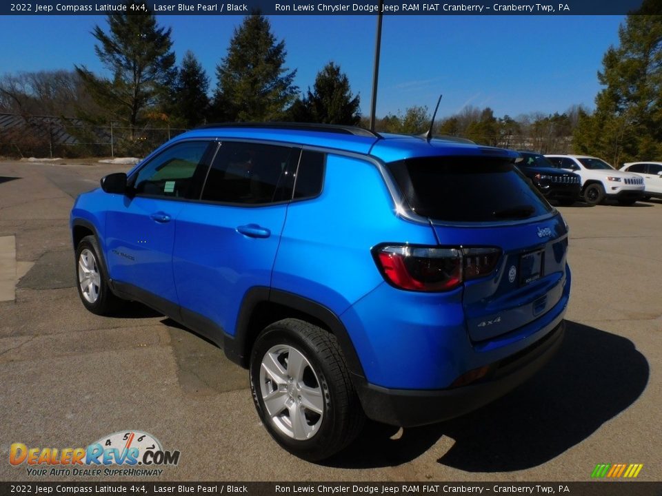 2022 Jeep Compass Latitude 4x4 Laser Blue Pearl / Black Photo #8