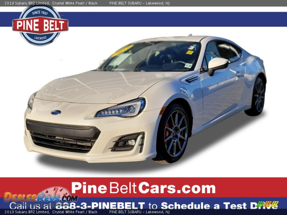 2019 Subaru BRZ Limited Crystal White Pearl / Black Photo #1