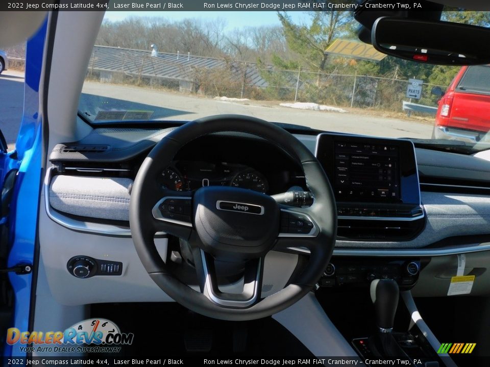 2022 Jeep Compass Latitude 4x4 Laser Blue Pearl / Black Photo #13
