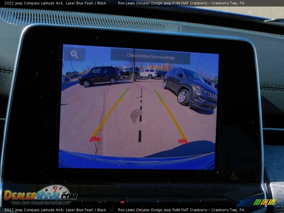 2022 Jeep Compass Latitude 4x4 Laser Blue Pearl / Black Photo #16