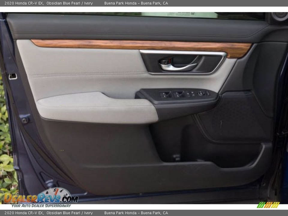 2020 Honda CR-V EX Obsidian Blue Pearl / Ivory Photo #28