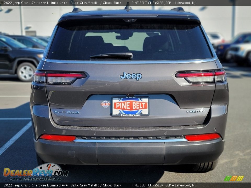 2022 Jeep Grand Cherokee L Limited 4x4 Baltic Gray Metallic / Global Black Photo #5