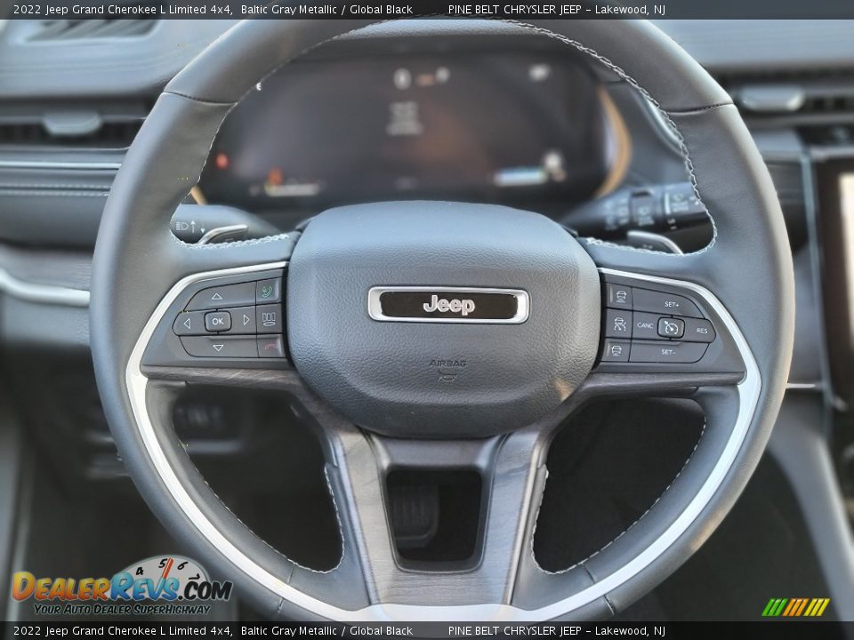2022 Jeep Grand Cherokee L Limited 4x4 Baltic Gray Metallic / Global Black Photo #11