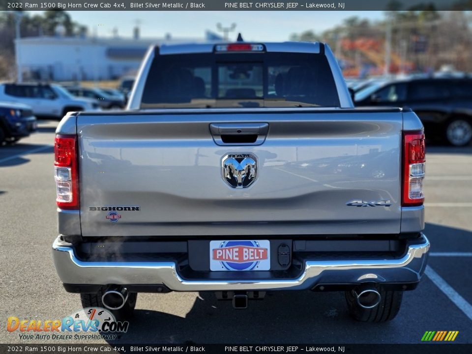 2022 Ram 1500 Big Horn Crew Cab 4x4 Billet Silver Metallic / Black Photo #7