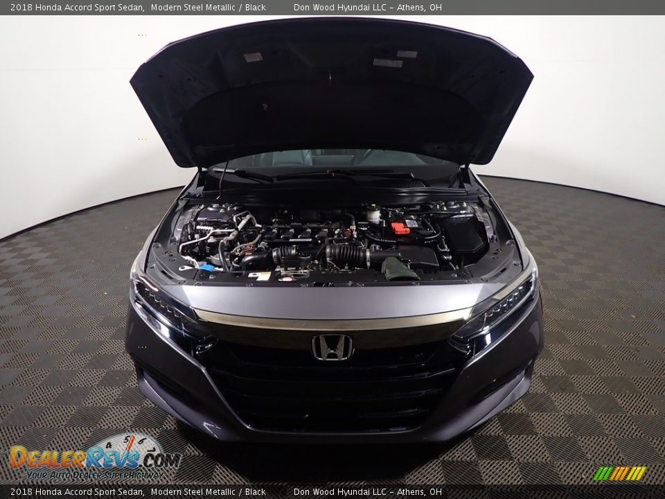 2018 Honda Accord Sport Sedan Modern Steel Metallic / Black Photo #6