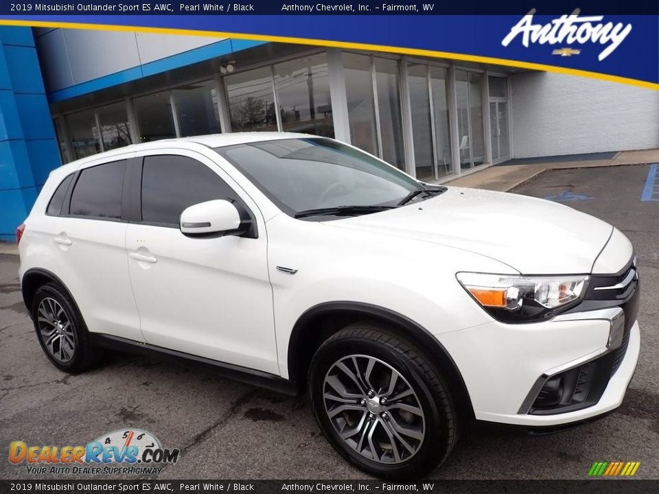 2019 Mitsubishi Outlander Sport ES AWC Pearl White / Black Photo #1