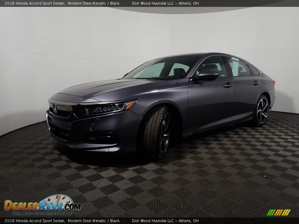 2018 Honda Accord Sport Sedan Modern Steel Metallic / Black Photo #8