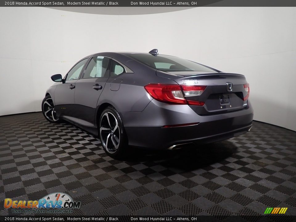2018 Honda Accord Sport Sedan Modern Steel Metallic / Black Photo #11