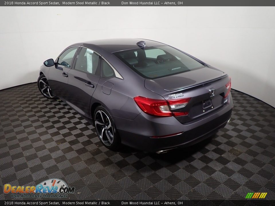 2018 Honda Accord Sport Sedan Modern Steel Metallic / Black Photo #12