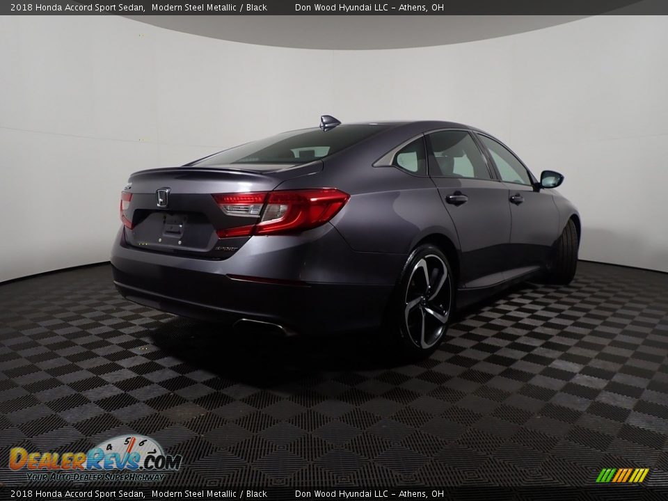 2018 Honda Accord Sport Sedan Modern Steel Metallic / Black Photo #16
