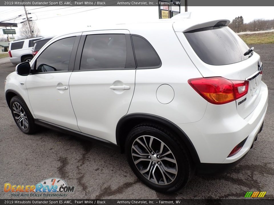 2019 Mitsubishi Outlander Sport ES AWC Pearl White / Black Photo #6
