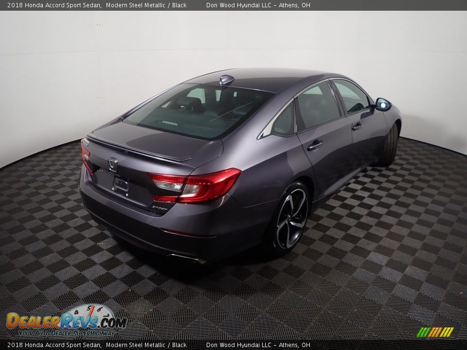 2018 Honda Accord Sport Sedan Modern Steel Metallic / Black Photo #17