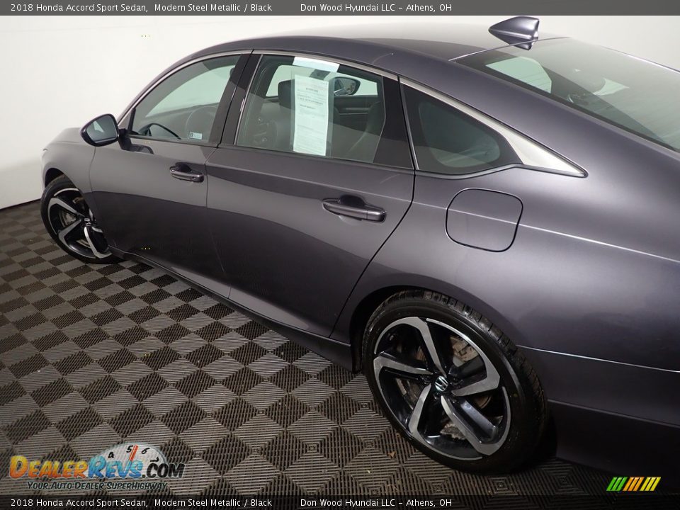 2018 Honda Accord Sport Sedan Modern Steel Metallic / Black Photo #18