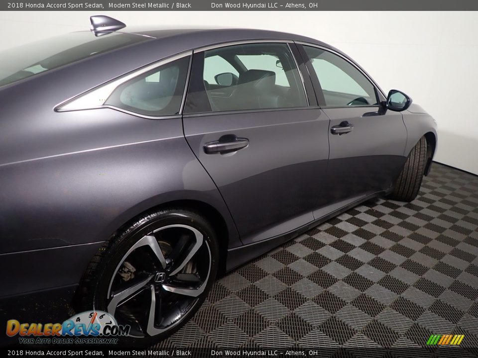 2018 Honda Accord Sport Sedan Modern Steel Metallic / Black Photo #19