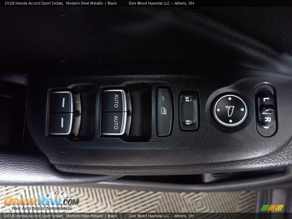 2018 Honda Accord Sport Sedan Modern Steel Metallic / Black Photo #21