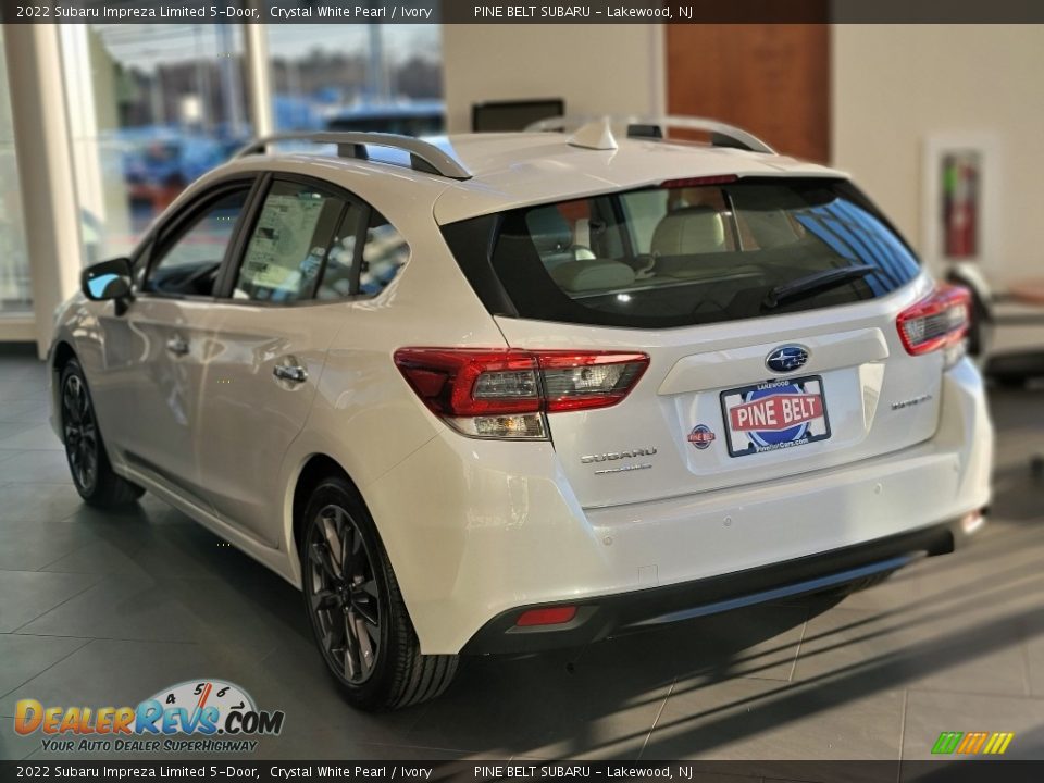 2022 Subaru Impreza Limited 5-Door Crystal White Pearl / Ivory Photo #4