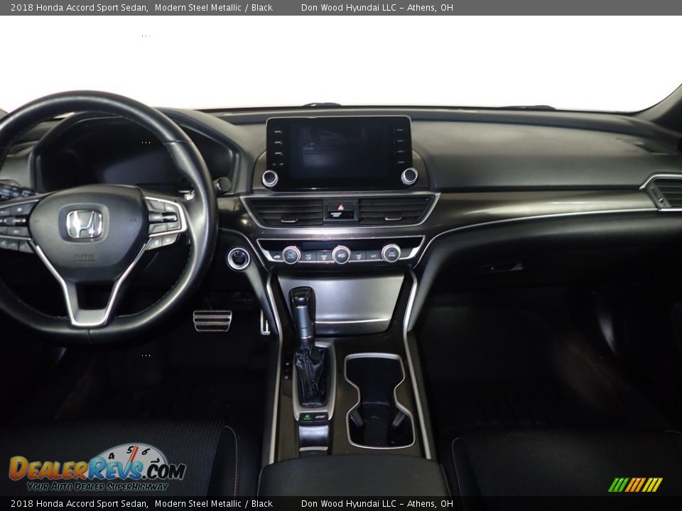 2018 Honda Accord Sport Sedan Modern Steel Metallic / Black Photo #25