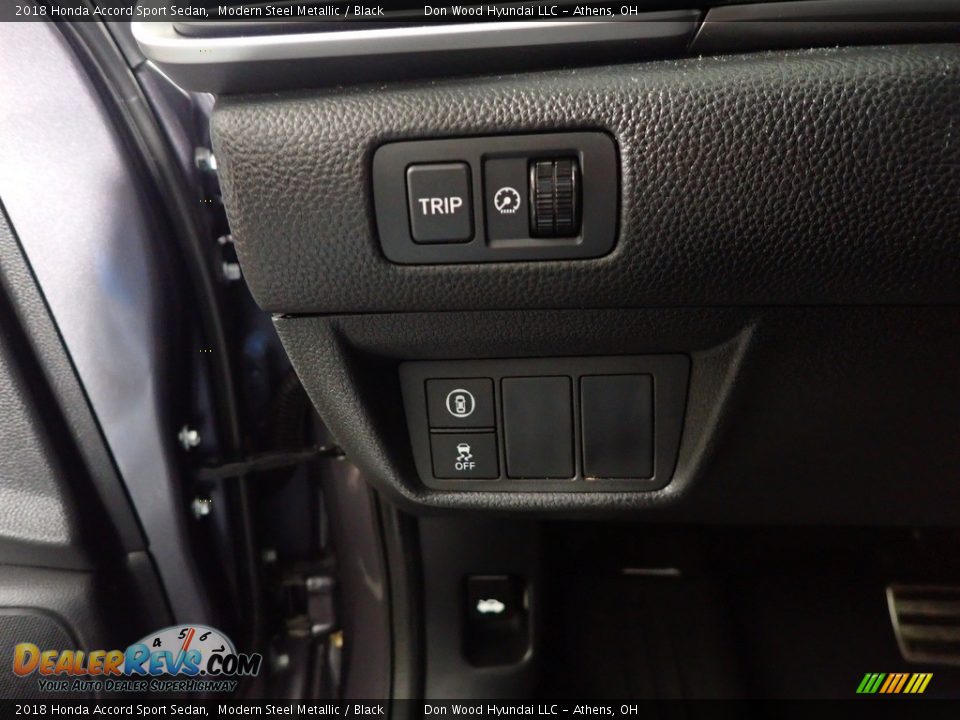 2018 Honda Accord Sport Sedan Modern Steel Metallic / Black Photo #31