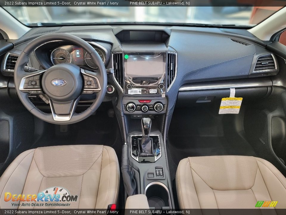 2022 Subaru Impreza Limited 5-Door Crystal White Pearl / Ivory Photo #13