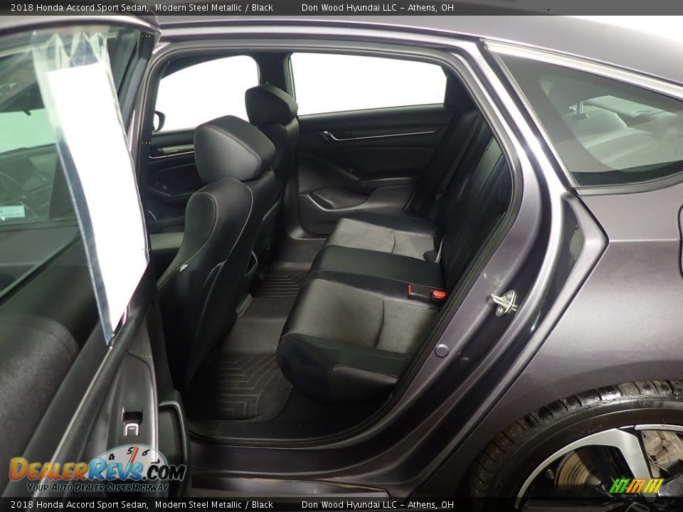 2018 Honda Accord Sport Sedan Modern Steel Metallic / Black Photo #35
