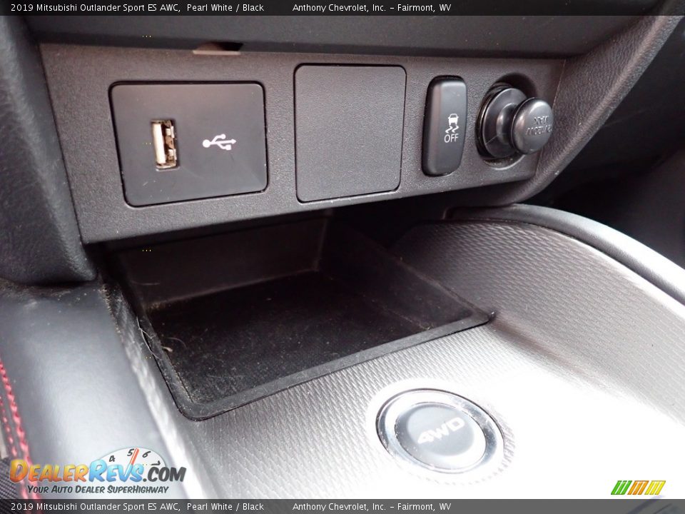 2019 Mitsubishi Outlander Sport ES AWC Pearl White / Black Photo #16