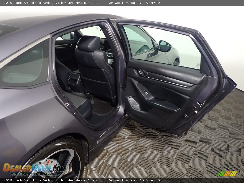 2018 Honda Accord Sport Sedan Modern Steel Metallic / Black Photo #36