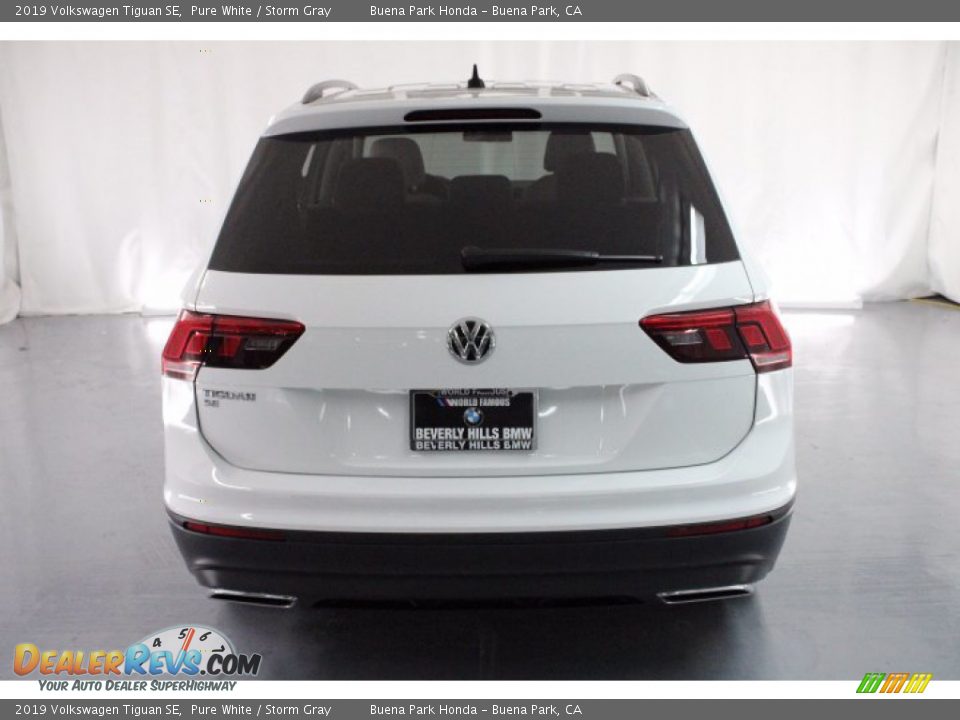 2019 Volkswagen Tiguan SE Pure White / Storm Gray Photo #4