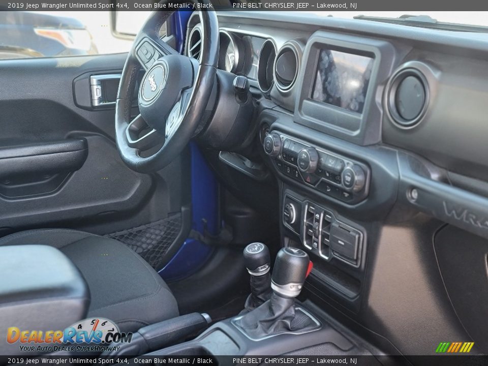 2019 Jeep Wrangler Unlimited Sport 4x4 Ocean Blue Metallic / Black Photo #3