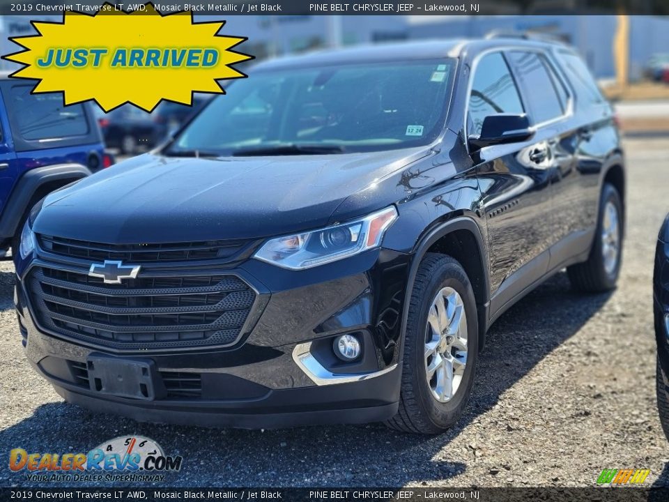 2019 Chevrolet Traverse LT AWD Mosaic Black Metallic / Jet Black Photo #1