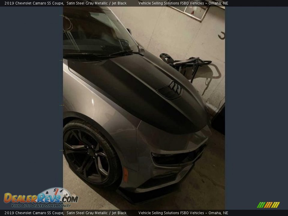 2019 Chevrolet Camaro SS Coupe Satin Steel Gray Metallic / Jet Black Photo #3