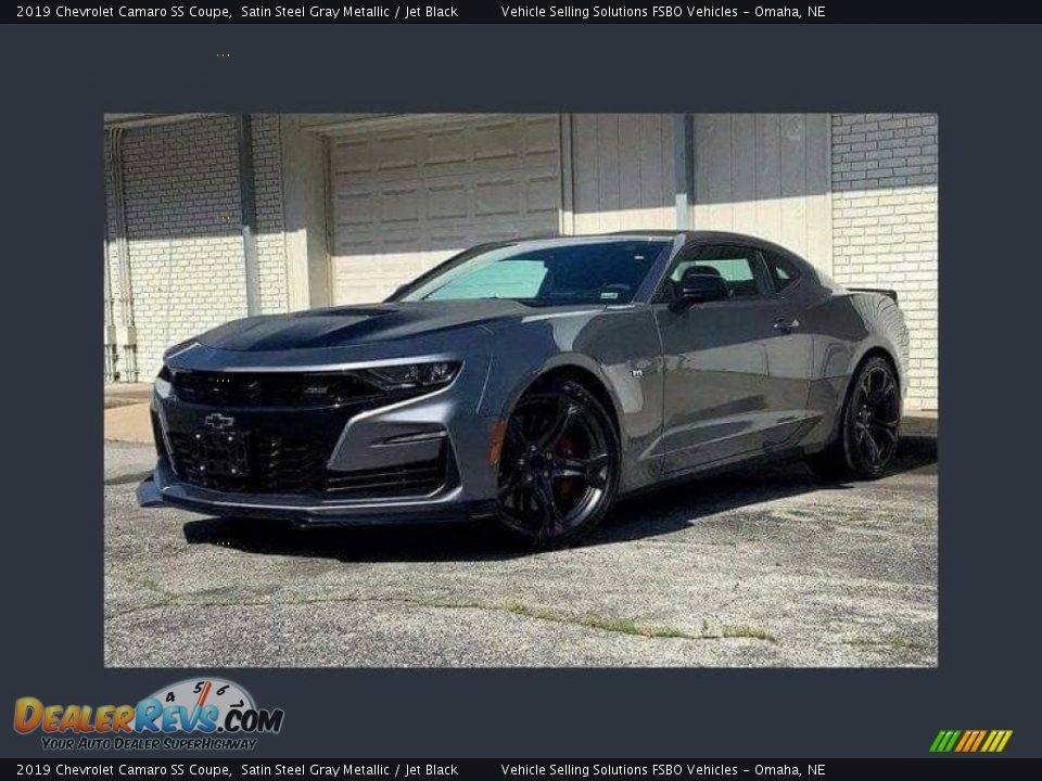 2019 Chevrolet Camaro SS Coupe Satin Steel Gray Metallic / Jet Black Photo #5