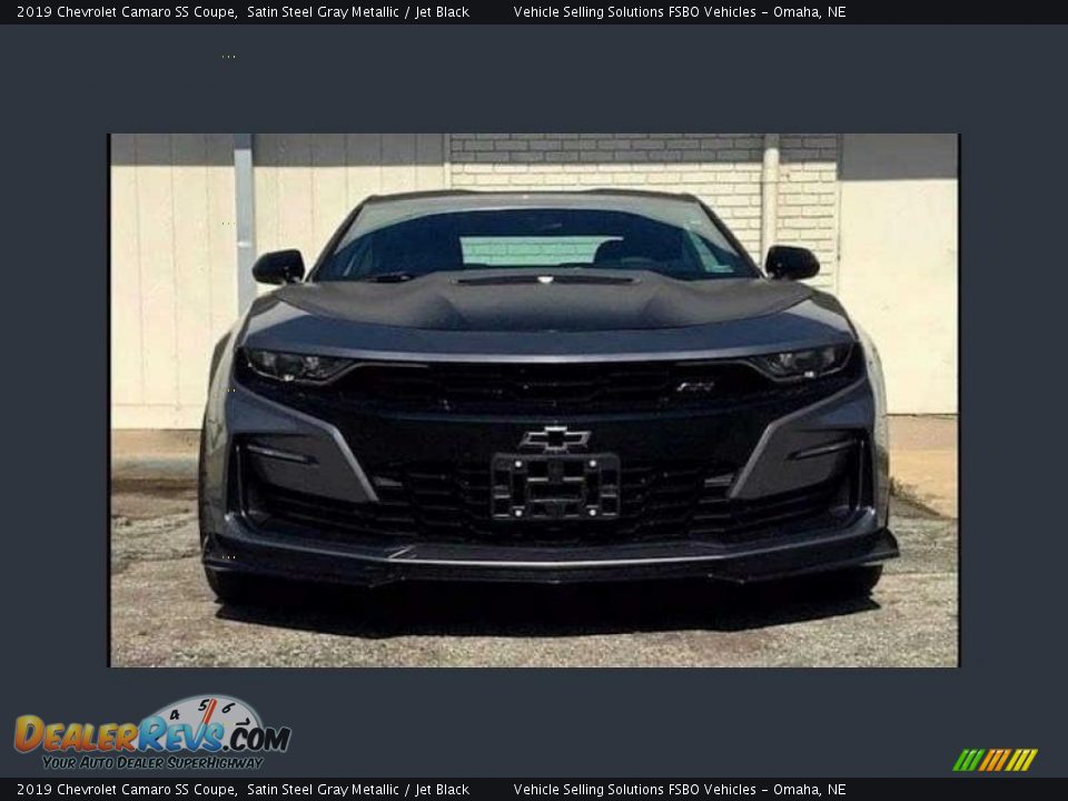 2019 Chevrolet Camaro SS Coupe Satin Steel Gray Metallic / Jet Black Photo #6