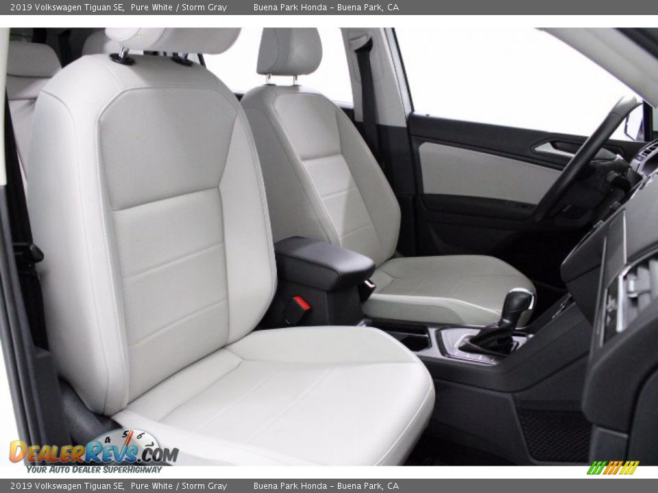 2019 Volkswagen Tiguan SE Pure White / Storm Gray Photo #27