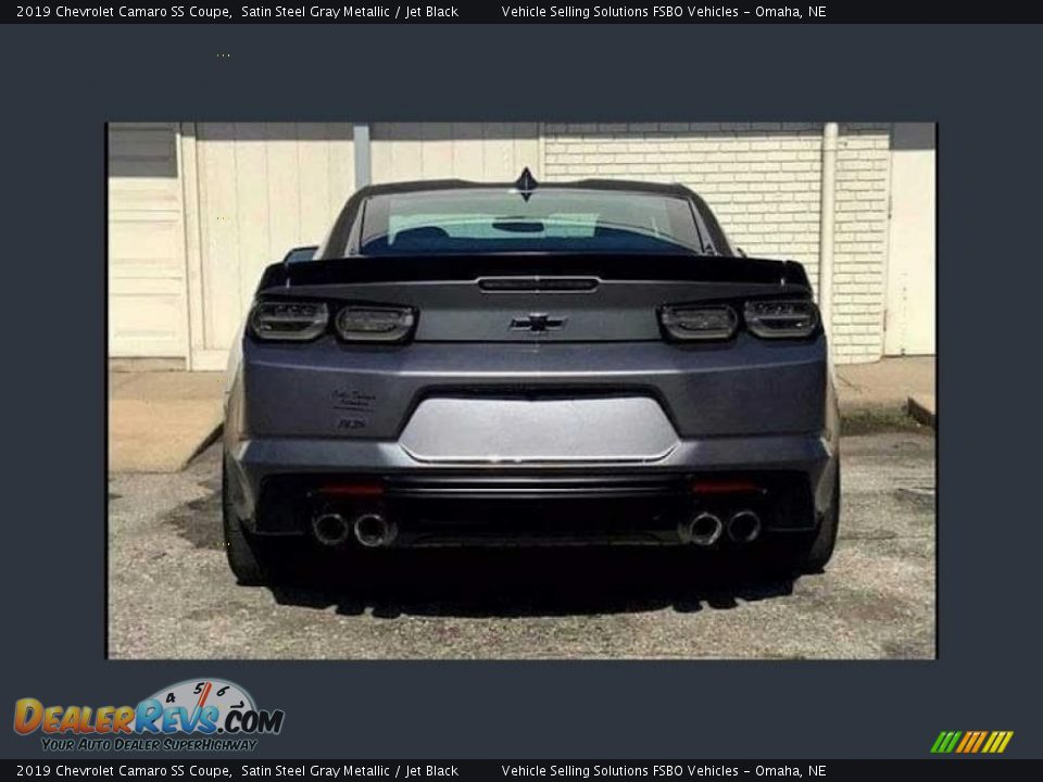 2019 Chevrolet Camaro SS Coupe Satin Steel Gray Metallic / Jet Black Photo #9