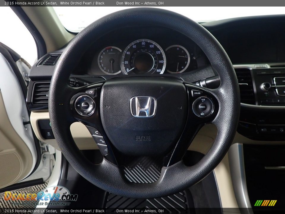 2016 Honda Accord LX Sedan White Orchid Pearl / Black Photo #27