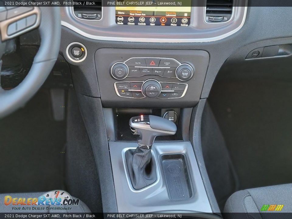 2021 Dodge Charger SXT AWD Pitch Black / Black Photo #13