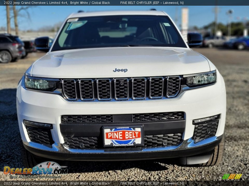 2022 Jeep Grand Cherokee L Limited 4x4 Bright White / Global Black Photo #2