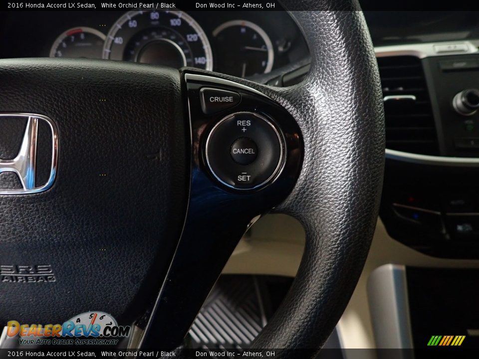 2016 Honda Accord LX Sedan White Orchid Pearl / Black Photo #30